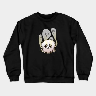 Ghostly Skull - Halloween Crewneck Sweatshirt